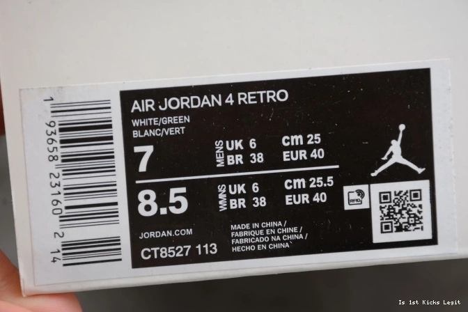 4 Green Pine CT8527-113 Air Jordan 0802